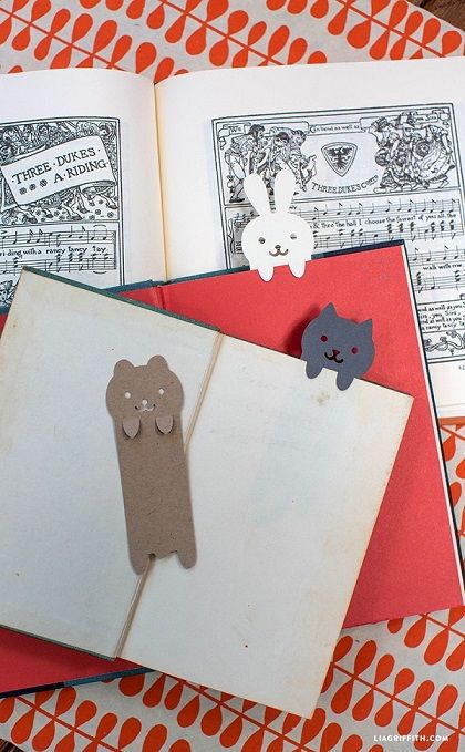 Papercut Animal Bookmarks