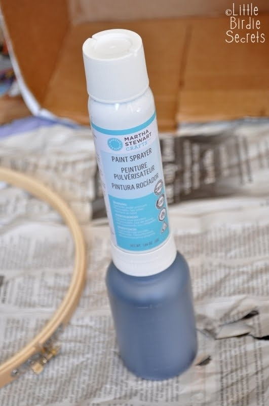 Use Martha Stewart kit to turn acrylic paint into a spray can