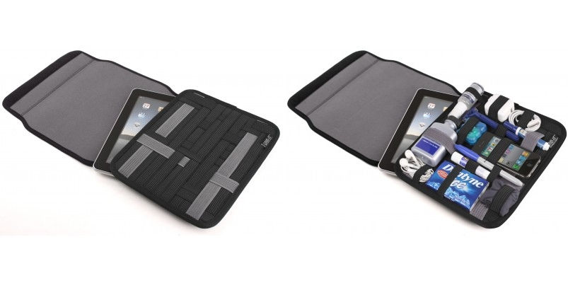 Sleeve that snugly holds your tablet and accessories in place
