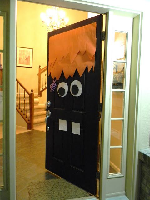 Monster Door Decor