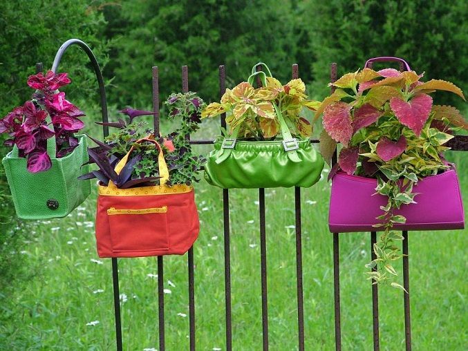 Tote Bag Plant Holders