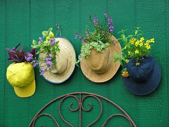 Old Hats Hanging Garden