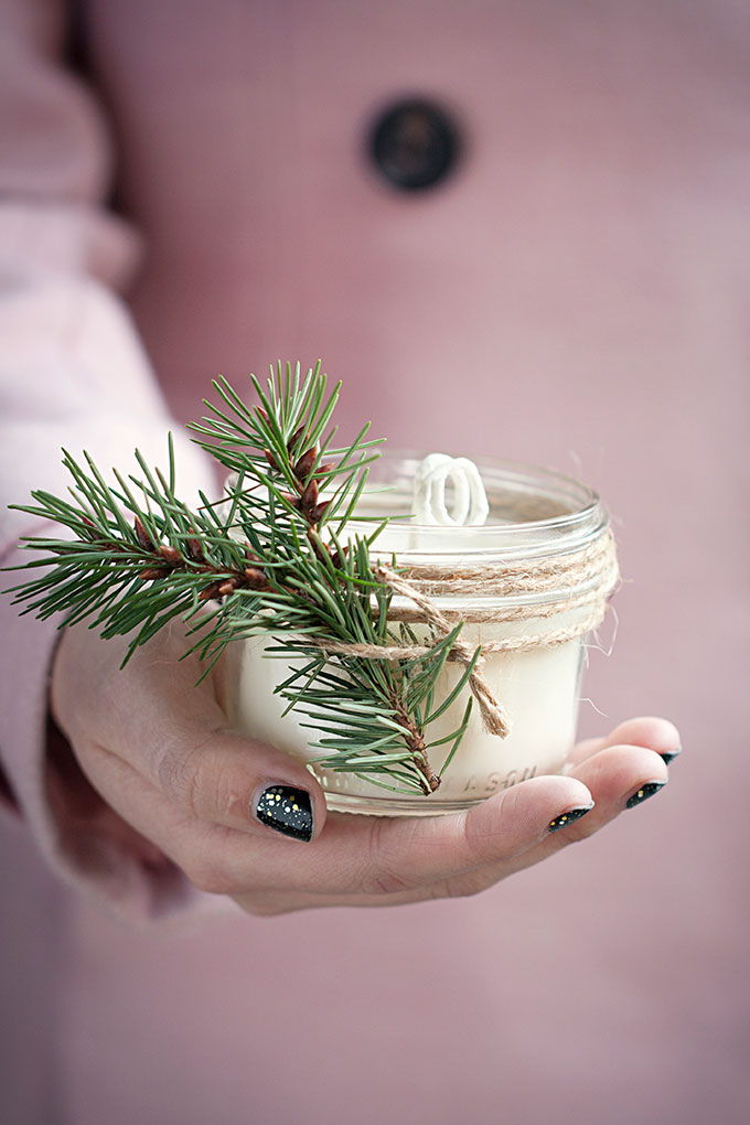 Pinecone Scented Soy Candles