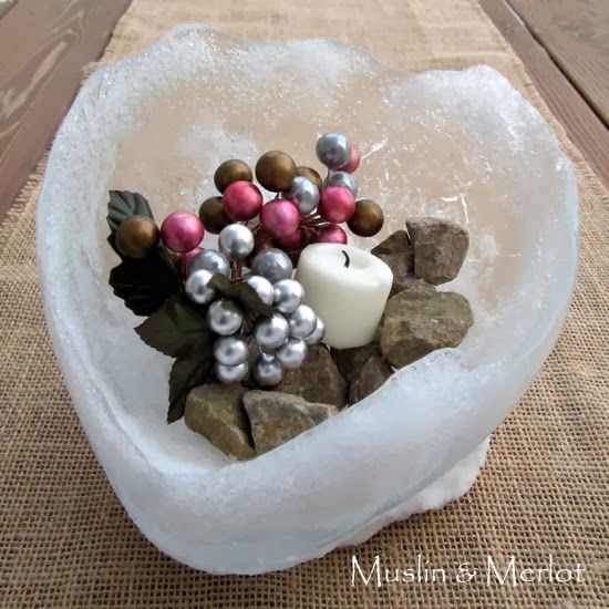 Ice Balloon Votive Holders