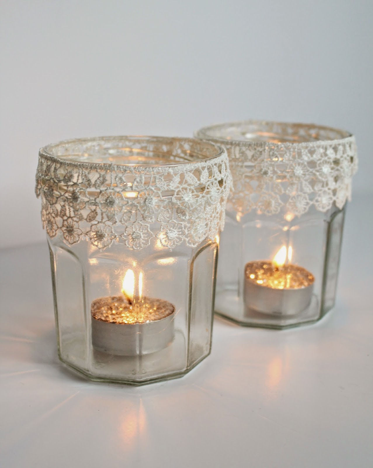 Lace Tealight Holders