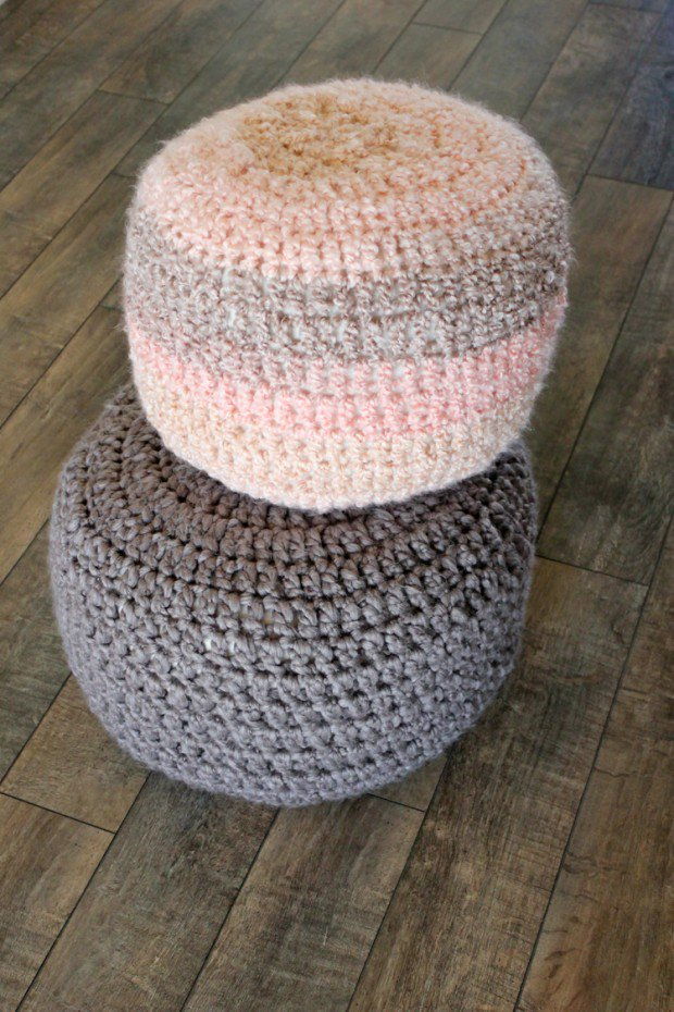 Crocheted Floor Cushions
