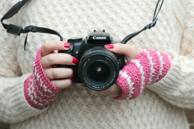 Spike Stitch Crochet Handwarmers