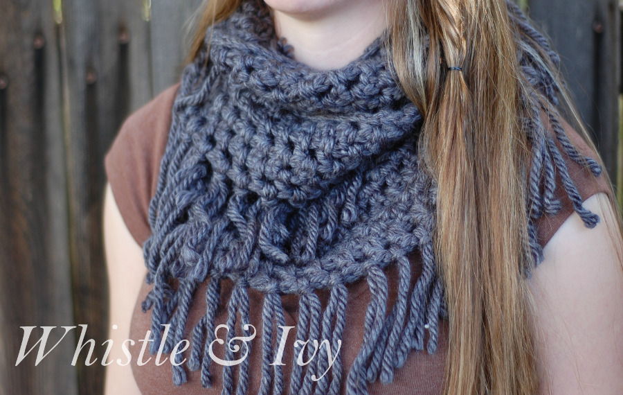 Chunky Fringe Infinity Scarf