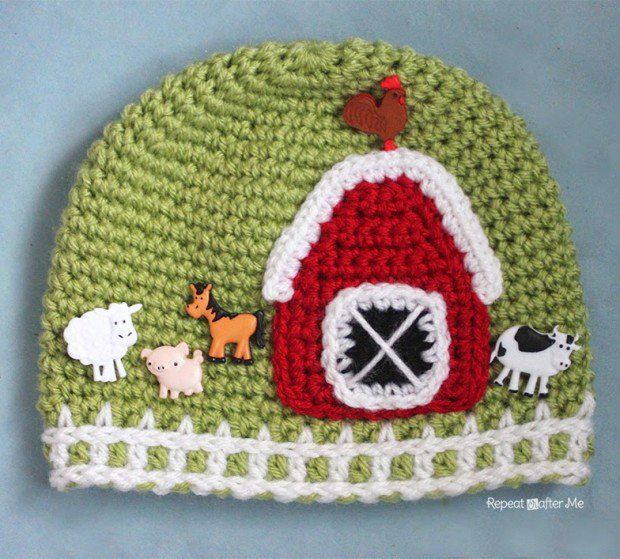 Crochet Farm Hat