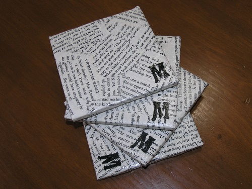 Old Book Coasters