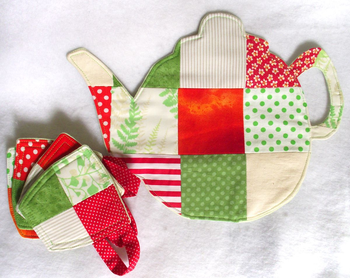 Teapot Trivet and Coasters