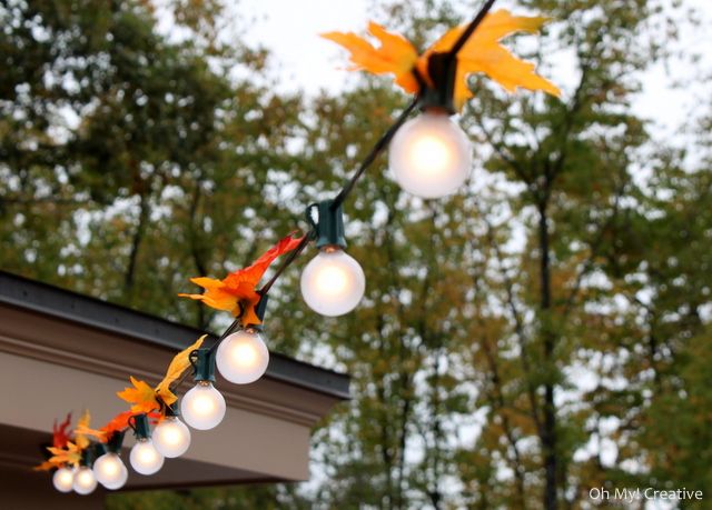 Autumn Leaf Lighting