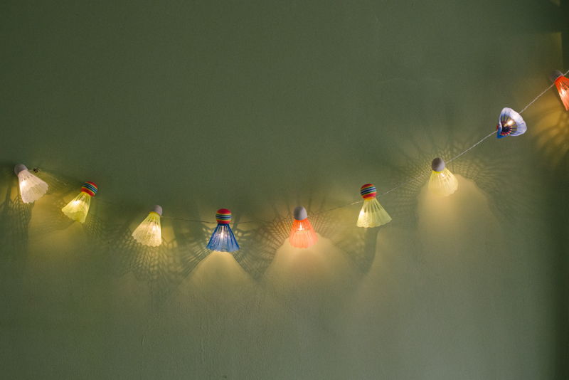 Shuttlecock Lights Garland