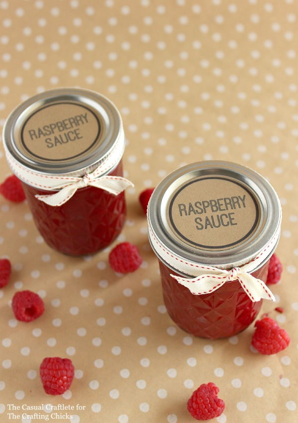 Raspberry Sauce DIY Gift