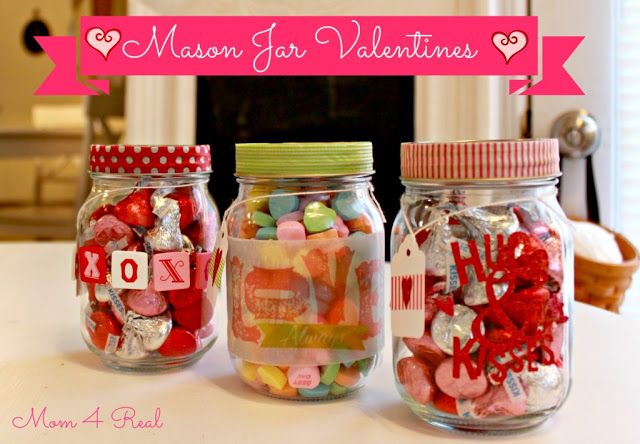 Mason Jar Valentines