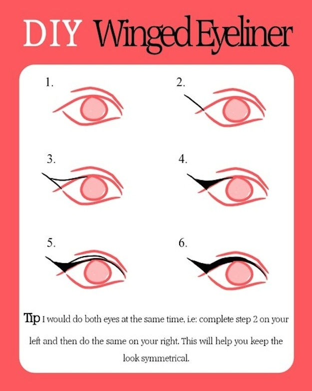 Winged Eyeliner