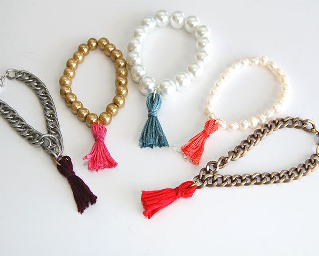 Thread Tassel Bracelet
