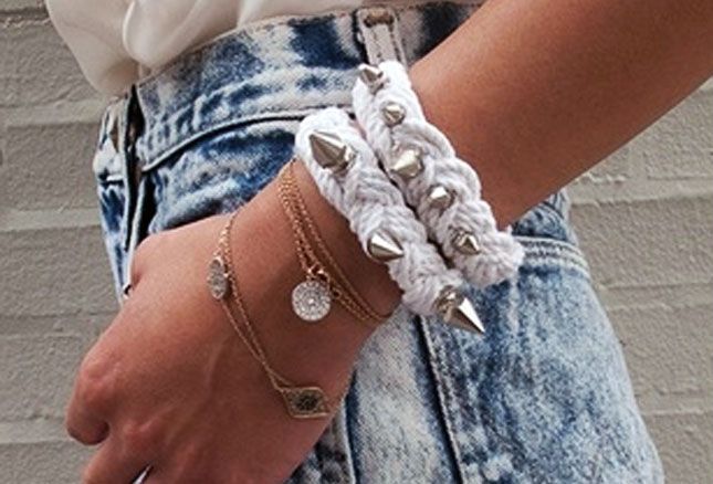 Spike Rope Bracelet