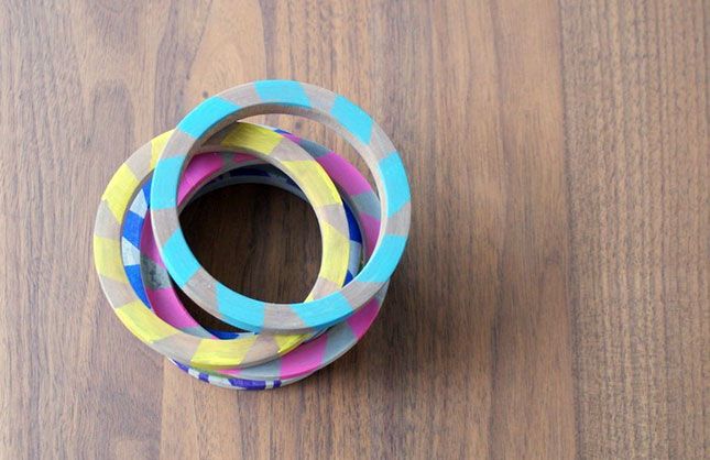 Painted Tribal Bracelets