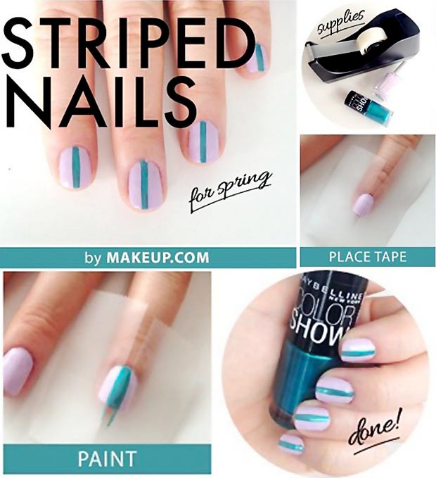 Striped Nails