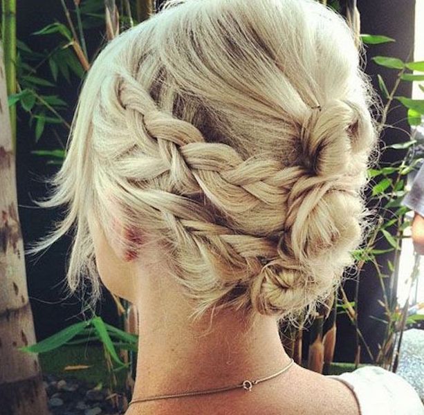 Braided Bun Updo