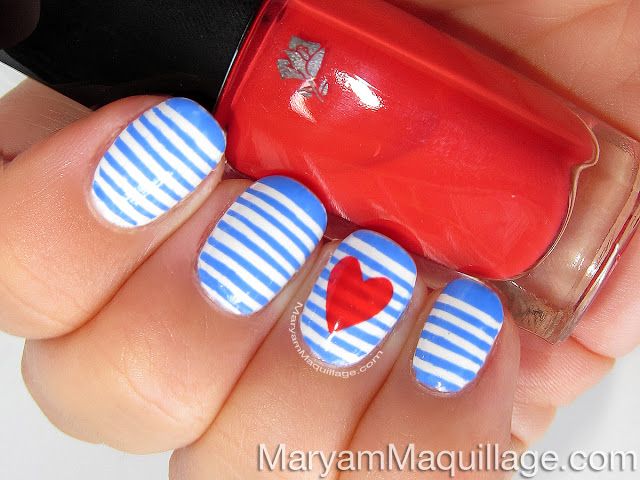 Sailor Stripes Nail