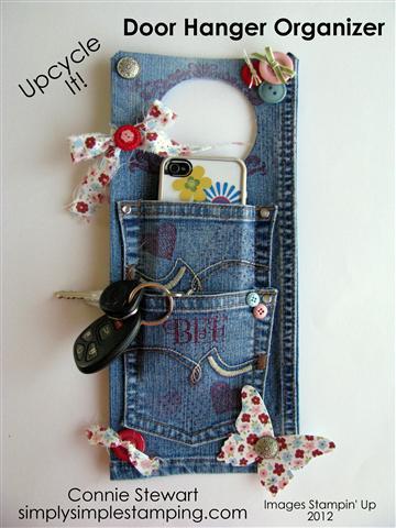 Denim Door Hanger Organizer