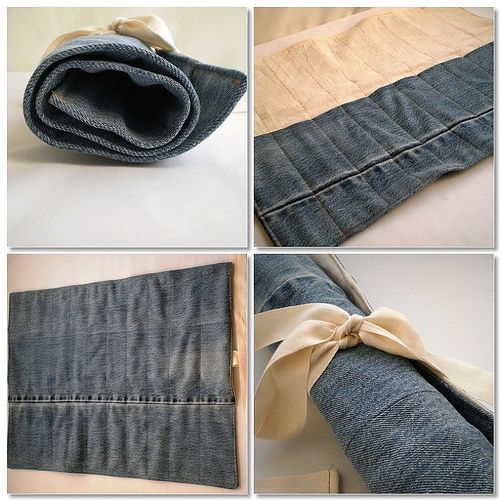 Denim Tool Roll