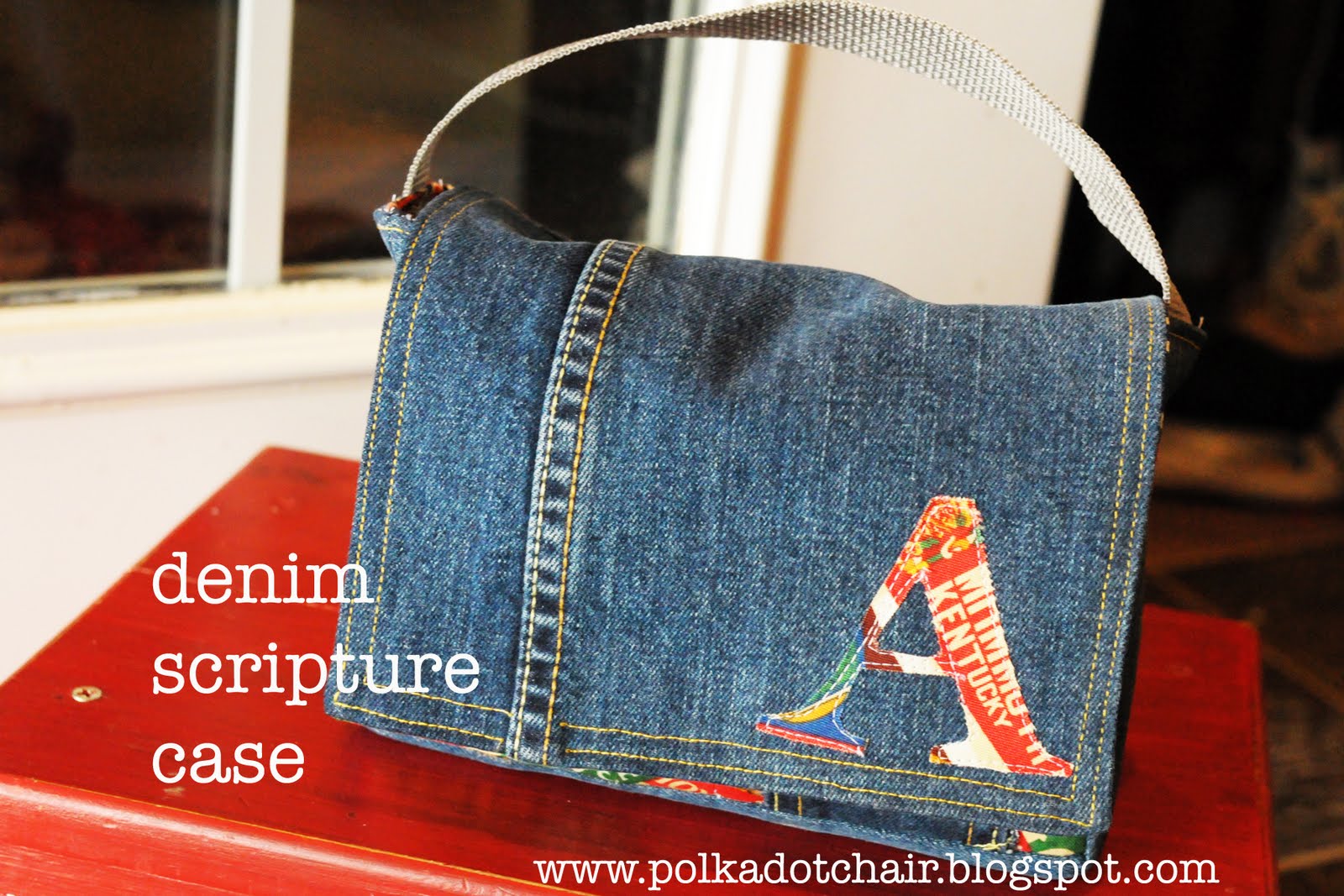 Denim Scripture Case