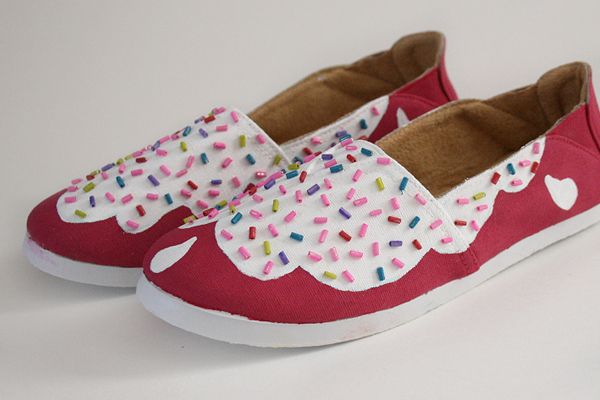 Sweet Cupcake-Inspired Girls Shoes