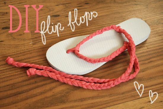 T-shirt Yarn Flip Flops