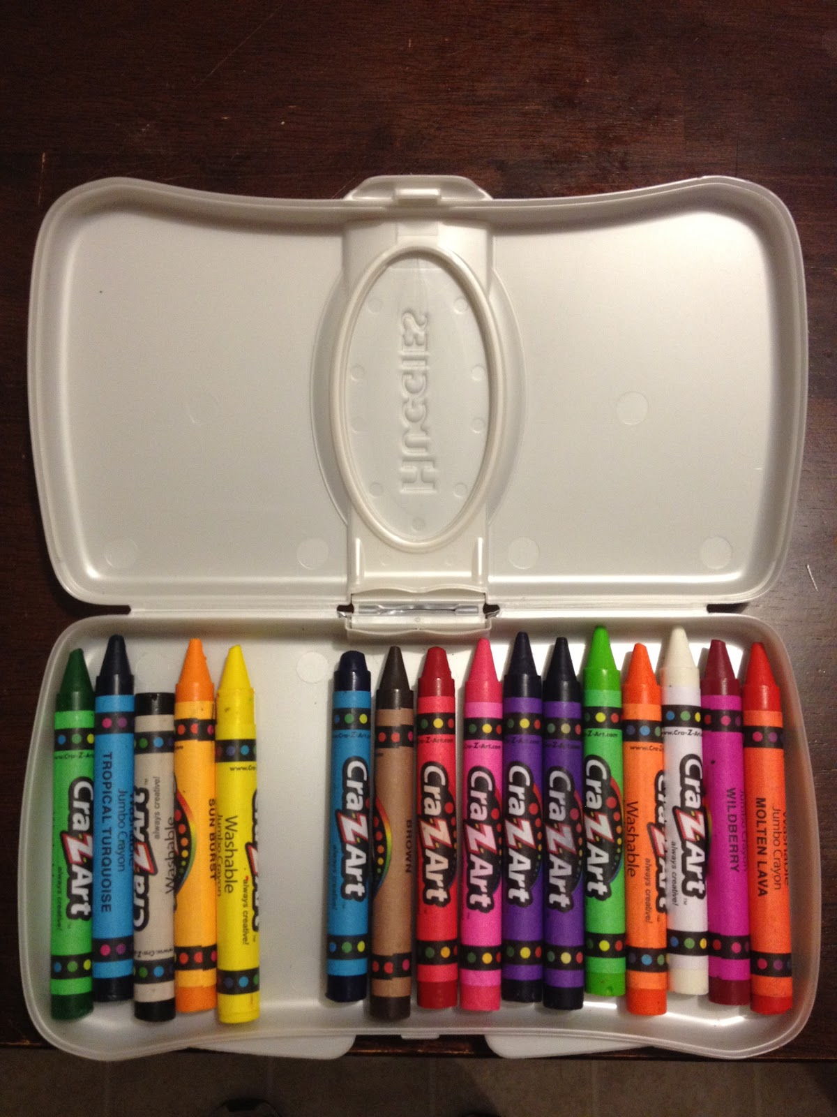 Travel Crayon Case