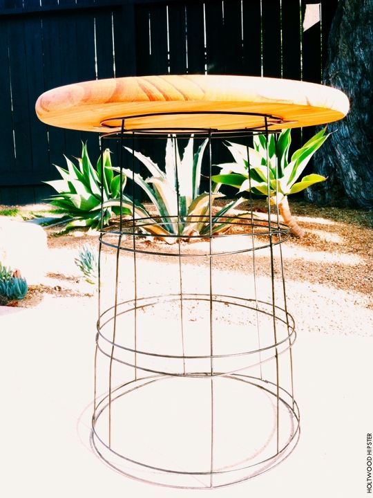 Wire Patio Table