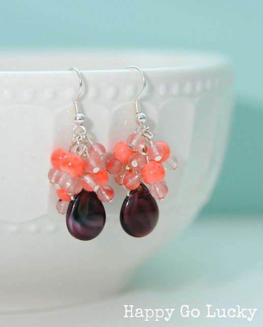 Block Beaded Earrings