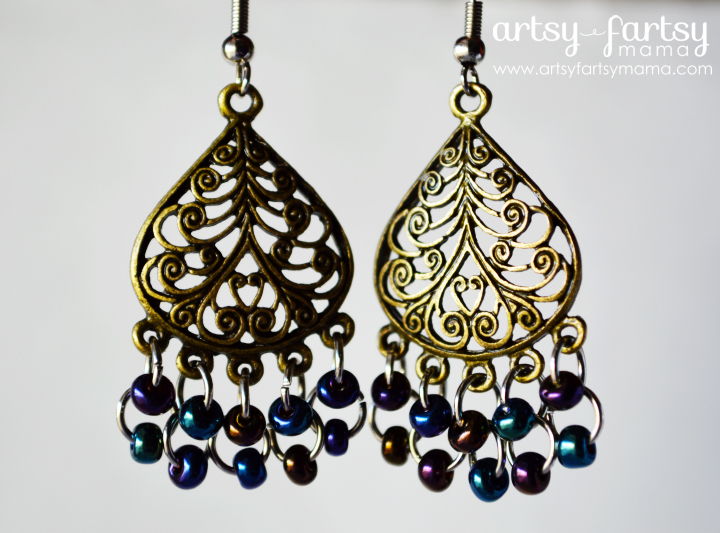 Peacock Earrings