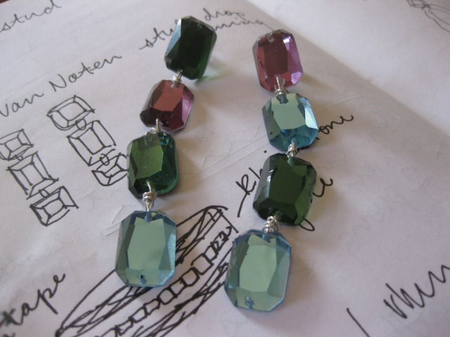 Dangly Gem Earrings