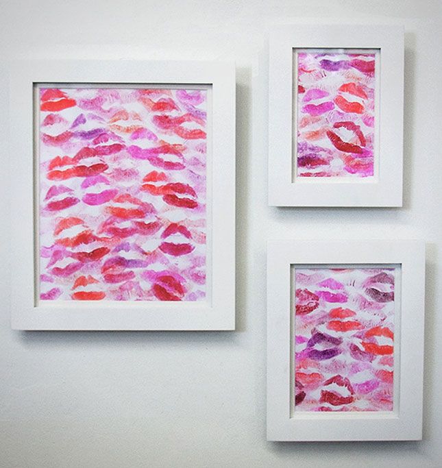 Lip Print Wall Art