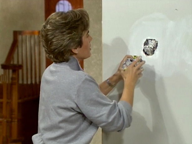 Patch Drywall with Newspaper