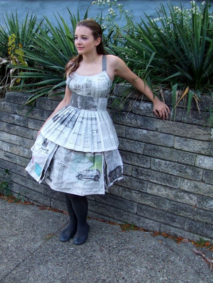 Sew Newspaper Dress