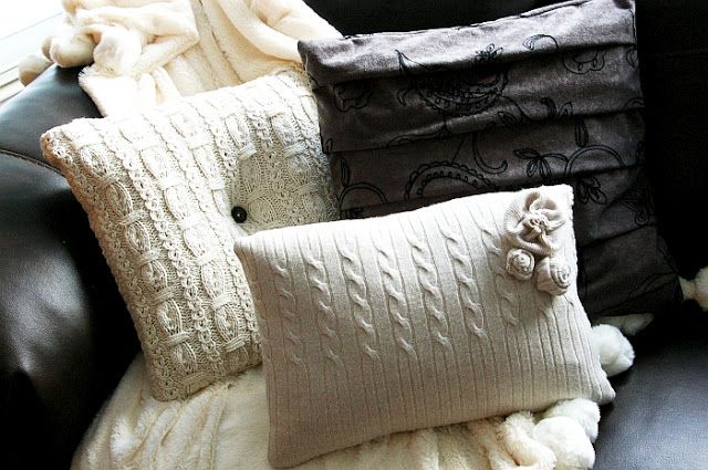 Cozy Sweater Pillows