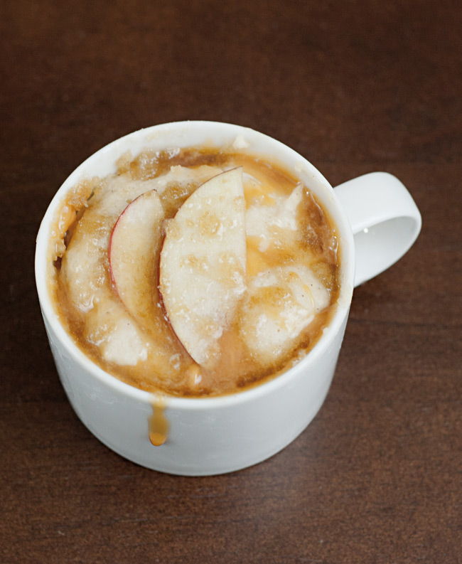 Caramel Apple Mug Cake