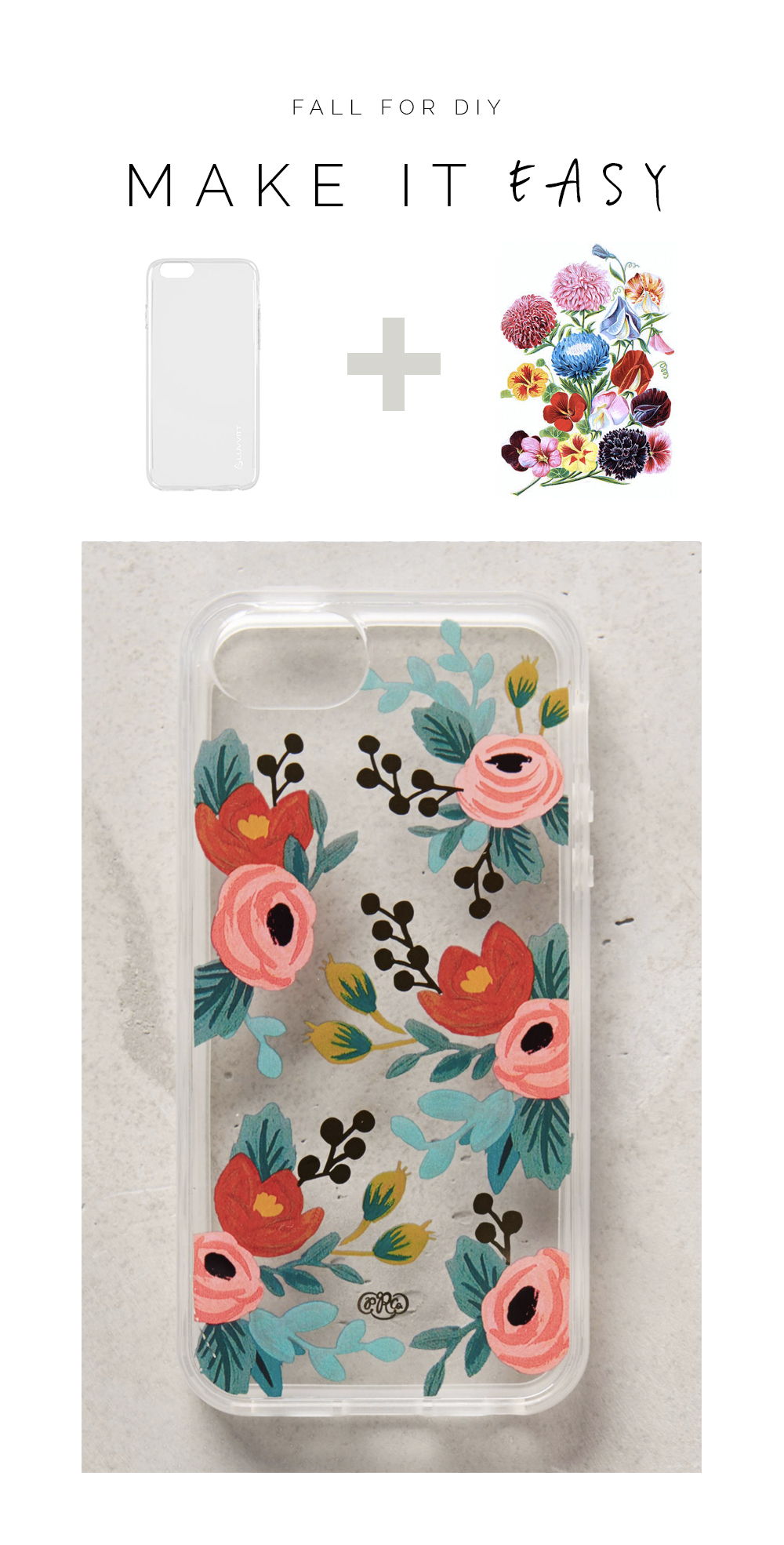 Floral Tattoo Phone Case