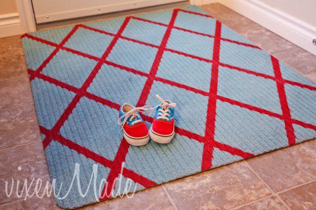 Painted Utility Rug
