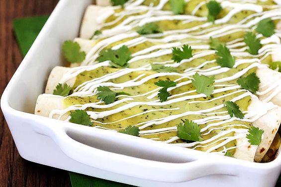 Chicken & Avocado Enchiladas