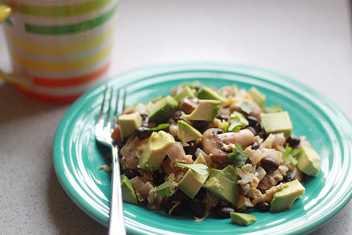 Avocado Breakfast Scramble
