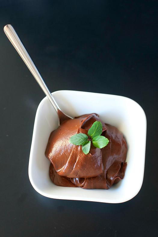 Easy Hazelnut Chocolate Avocado Mousse