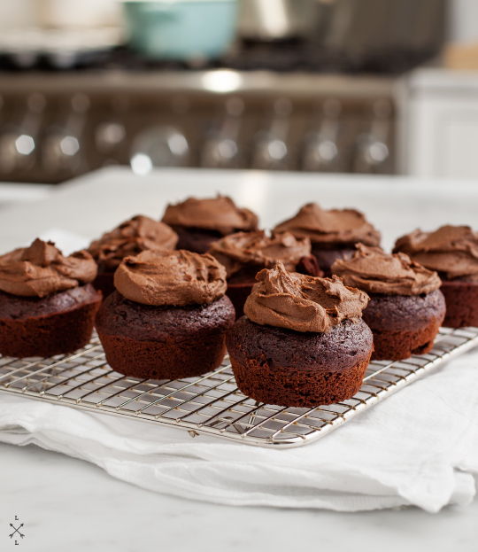 Chocolate Cupcakes & Avocado Icing