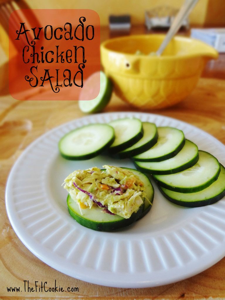 Avocado Chicken Salad - Mayo Free!
