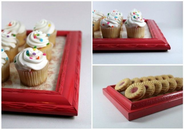 Framed Dessert Table Trays
