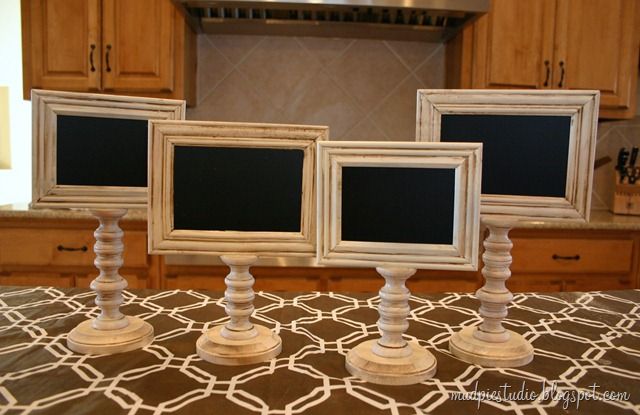 Chalkboard Pedestal Frames